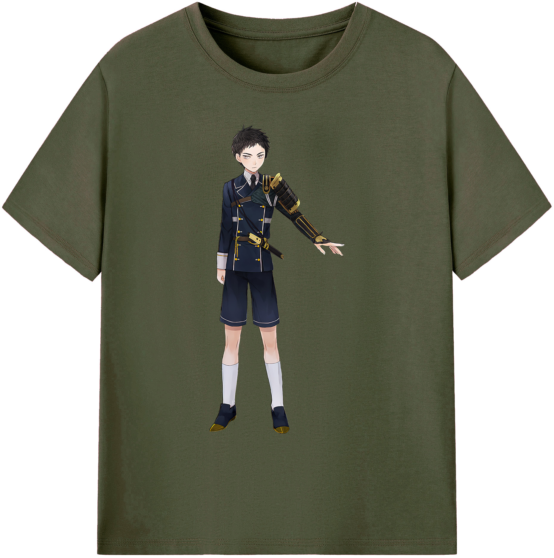 （画像用） 刀剣乱舞 Touken Ranbu 綿100％ メンズ半袖Tシャツ｜肌触りやわらか＆通気性